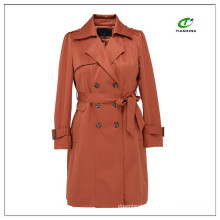 2015 women's plus size trench coat